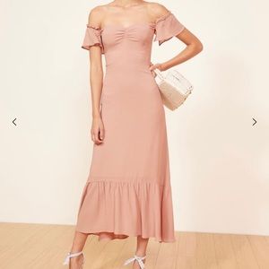Reformation Butterfly Dress - Blush Size 0